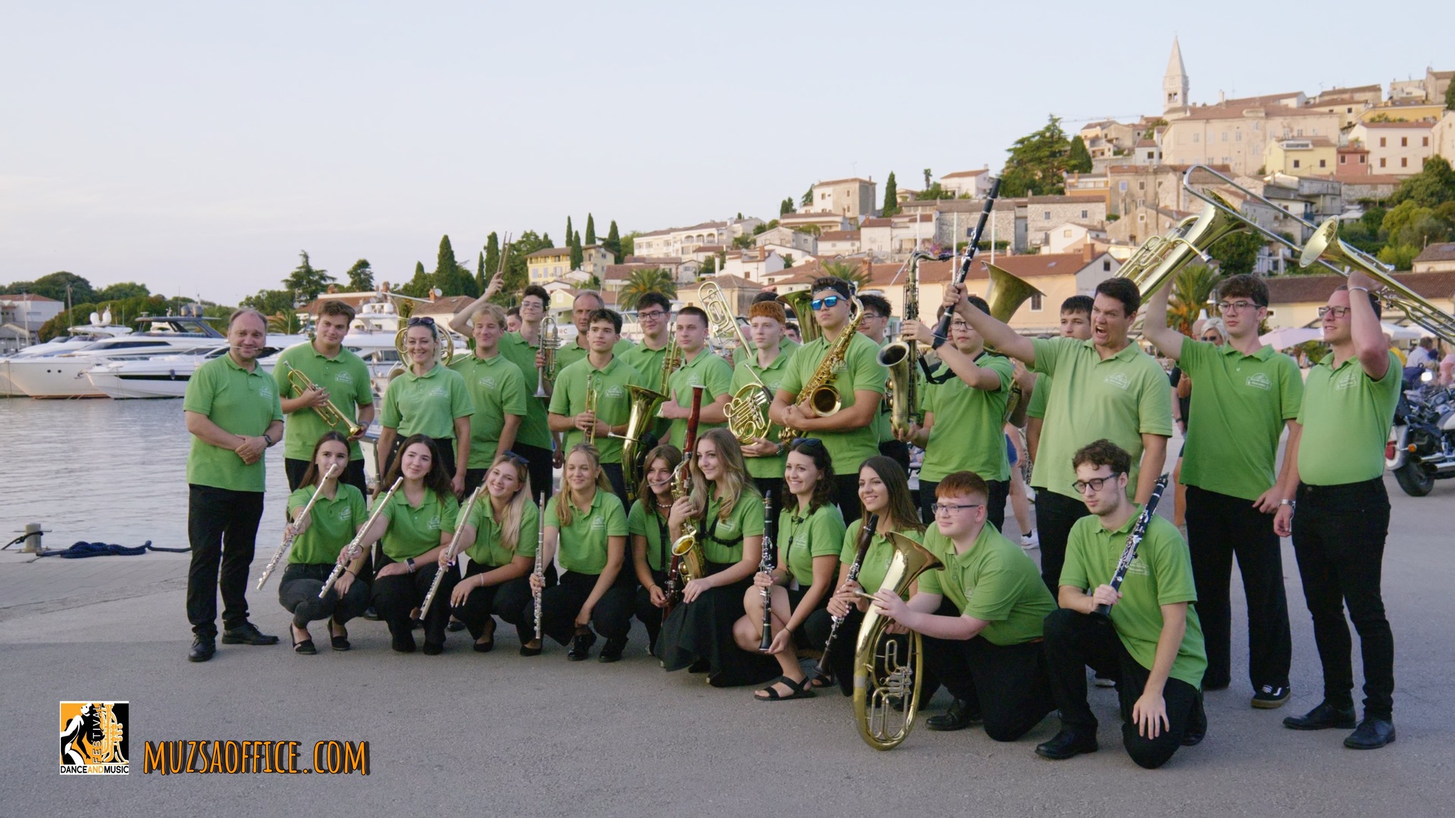 A music festival in Vrsar, Istria, Croatia.