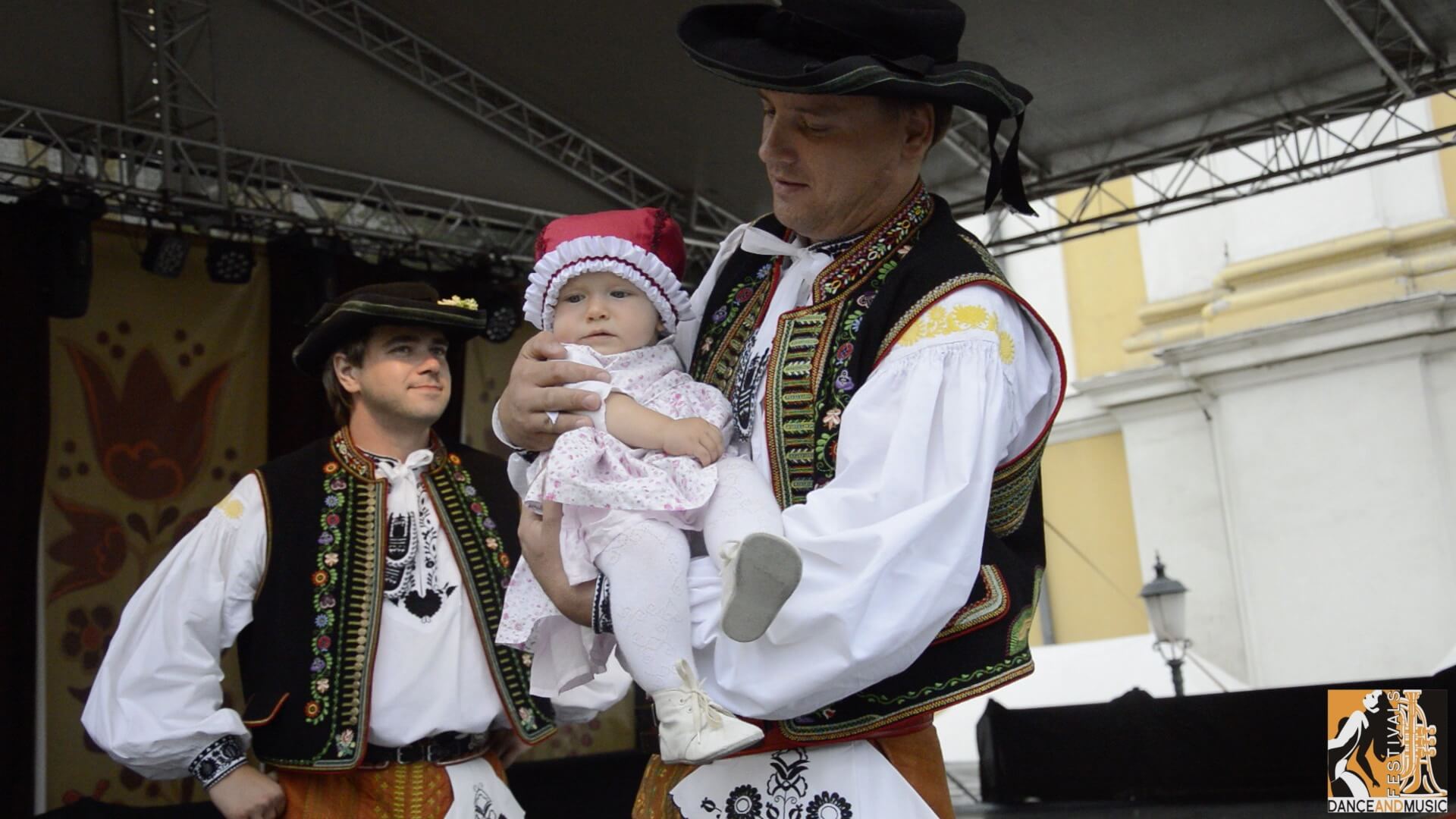 A group of children participating in the festival parade.