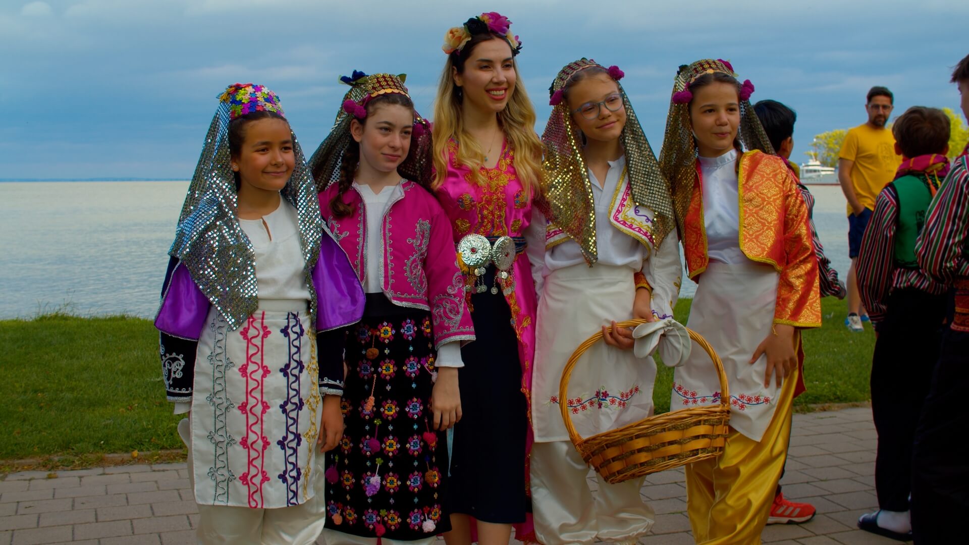 Dancers at the Keszthely folk festival.
