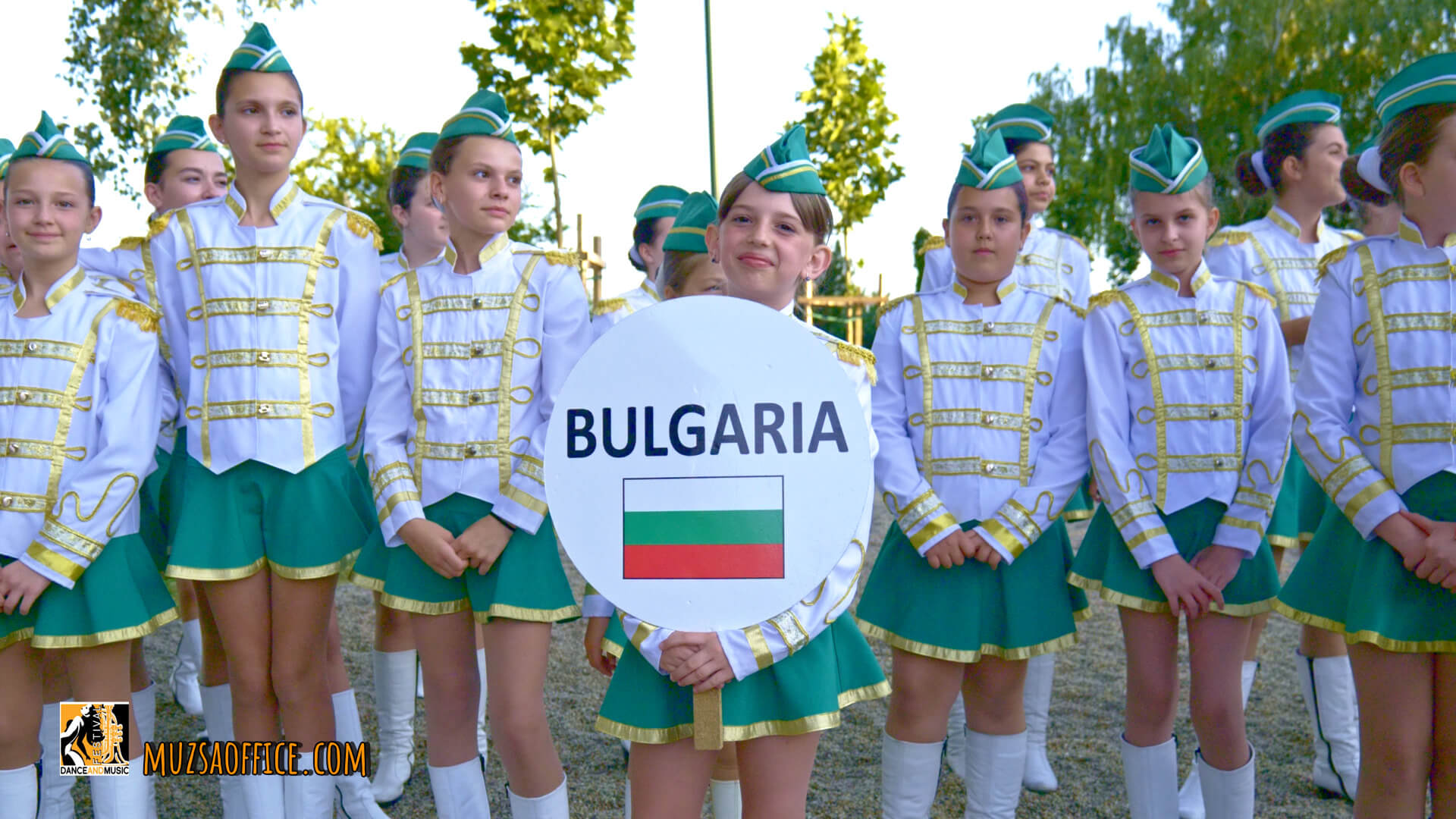Folk performance in Keszthely, Hungary.