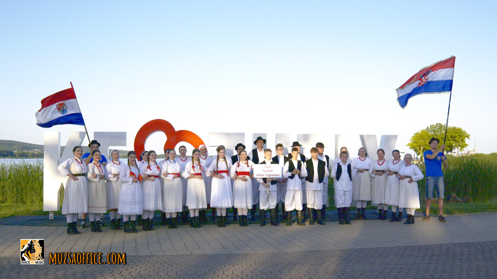 Traditional costumes at the Keszthely festival.