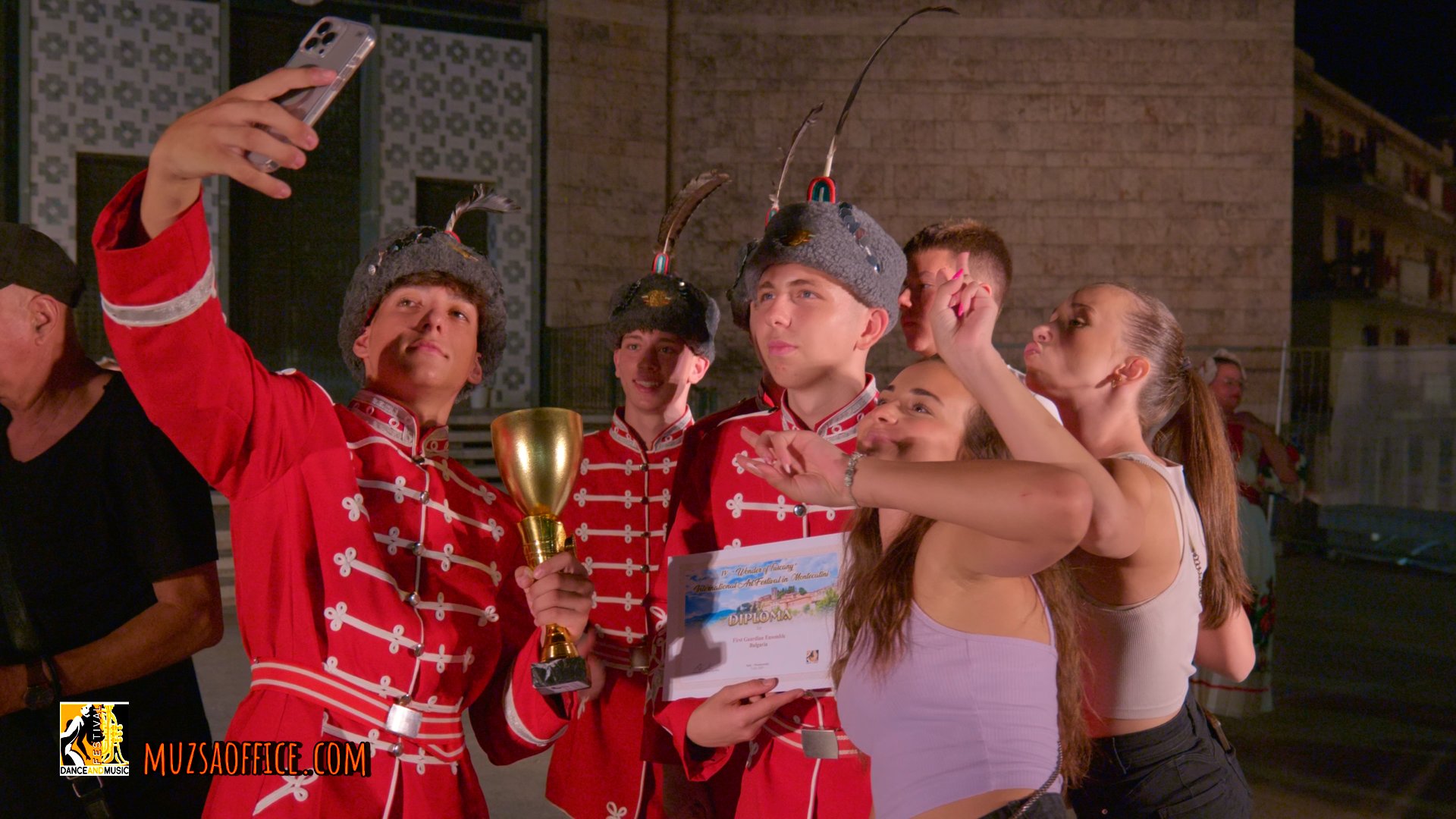 Performance in Montecatini, Italy.